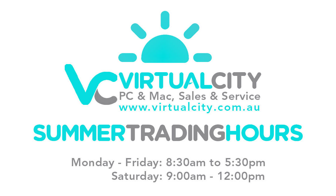 Summer Trading Hours