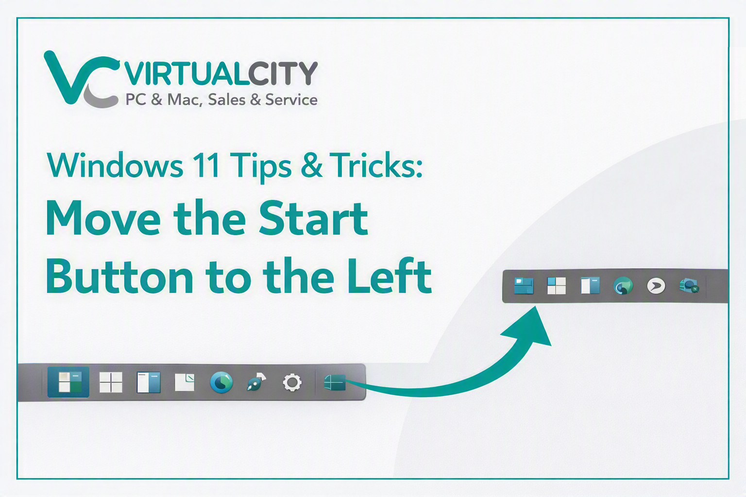 How to Move the Start Button Back to the Left